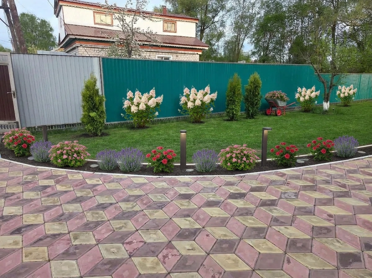 Ландшафтный дизайн в стиле Минимализм — Участок от нейросети RoomGPT