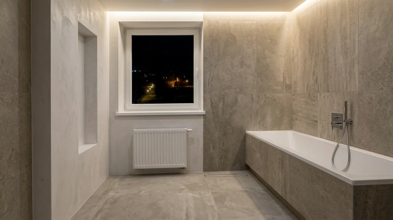 Дизайн интерьера в стиле Минимализм — Ванная от нейросети RoomGPT