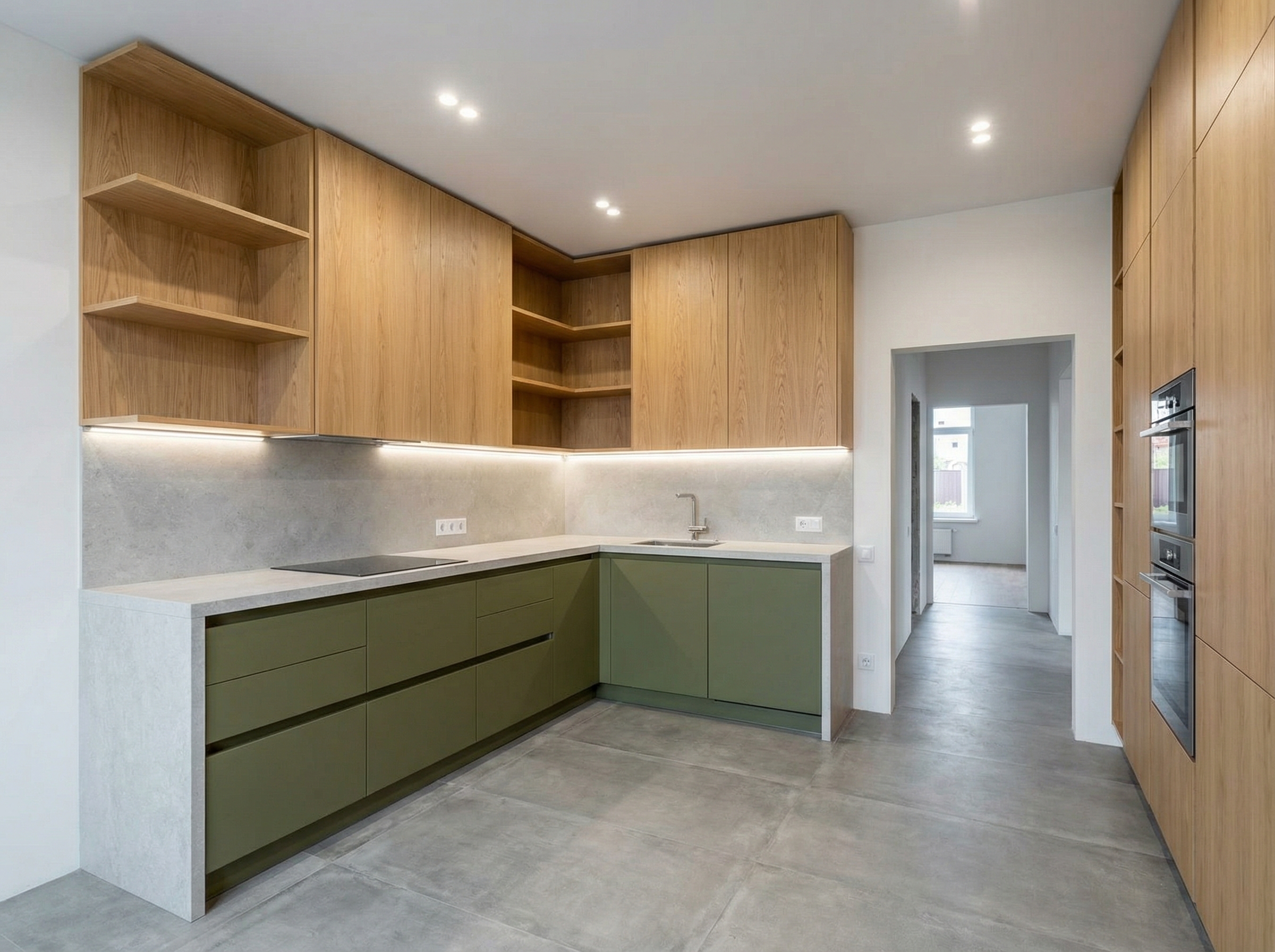 Дизайн кухни в стиле Минимализм — фото интерьера от нейросети RoomGPT