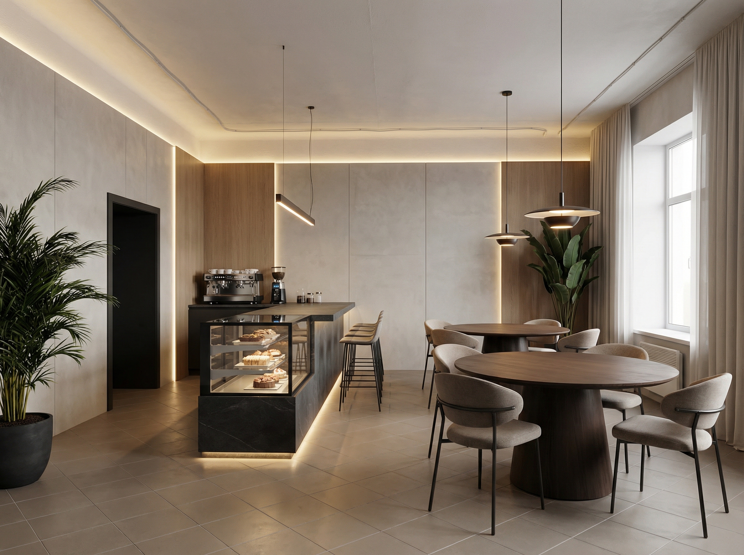 Дизайн кухни в стиле Минимализм — фото интерьера от нейросети RoomGPT