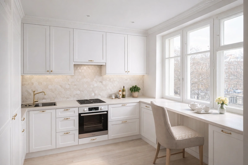 Дизайн интерьера в стиле Классика — Гостиная от нейросети RoomGPT