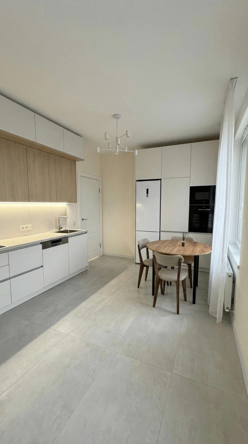 Дизайн кухни в стиле Минимализм — фото интерьера от нейросети RoomGPT