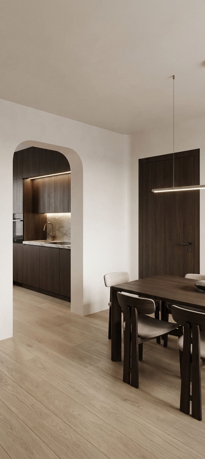 Дизайн кухни в стиле Минимализм — фото интерьера от нейросети RoomGPT