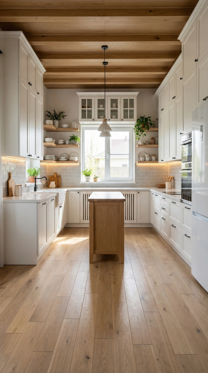 Дизайн интерьера в стиле Классика — Кухня от нейросети RoomGPT