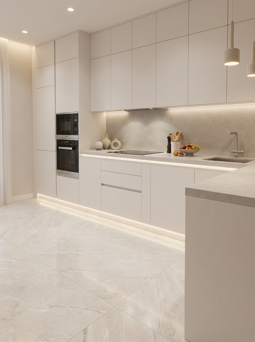 Дизайн кухни в стиле Минимализм — фото интерьера от нейросети RoomGPT