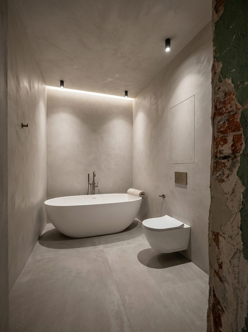 Дизайн ванной в стиле Классика — фото интерьера от нейросети RoomGPT