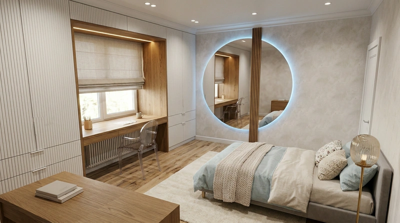 Дизайн интерьера в стиле Хюгге — Спальня от нейросети RoomGPT