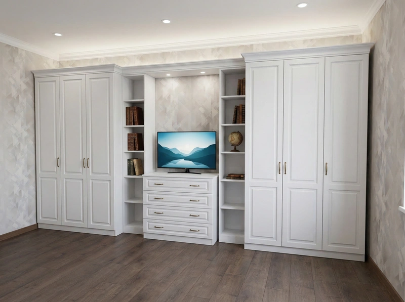 Дизайн спальни в стиле Классика — фото интерьера от нейросети RoomGPT