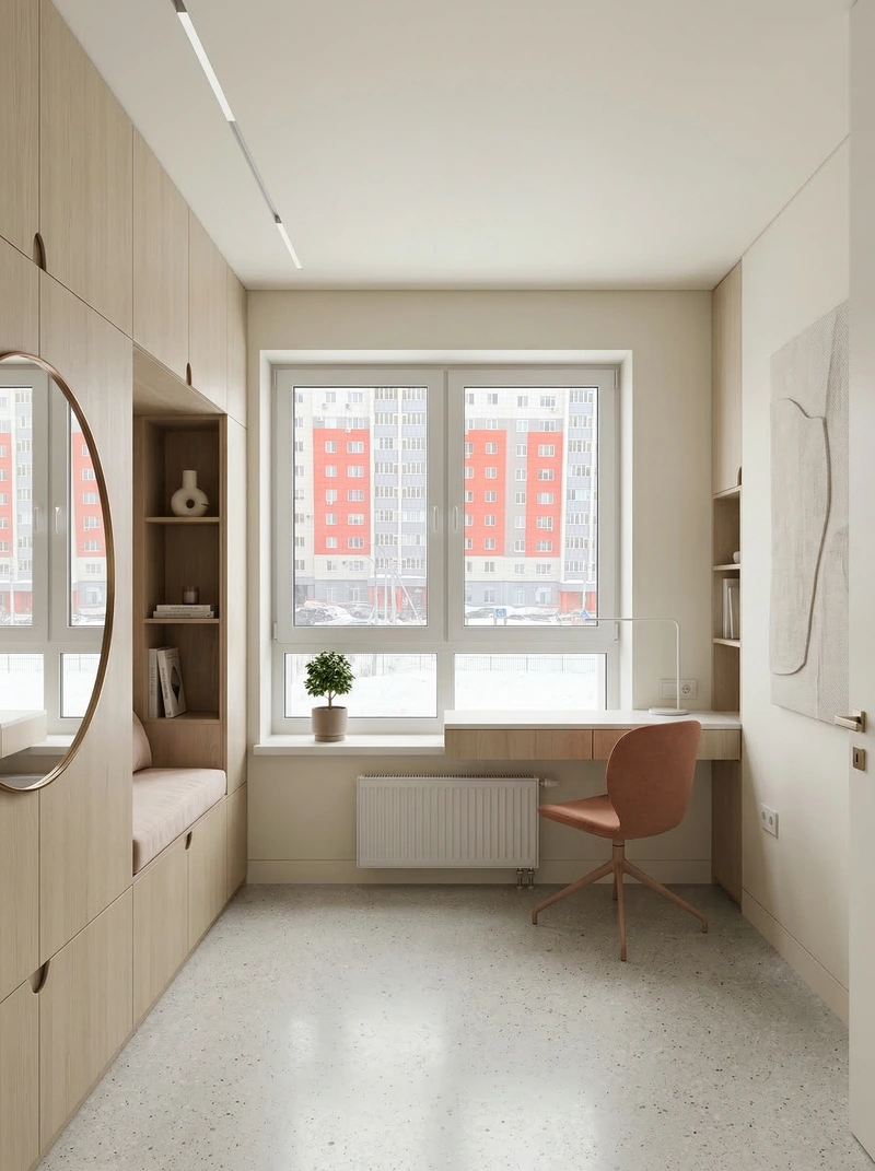 Дизайн детской в стиле Минимализм — фото интерьера от нейросети RoomGPT