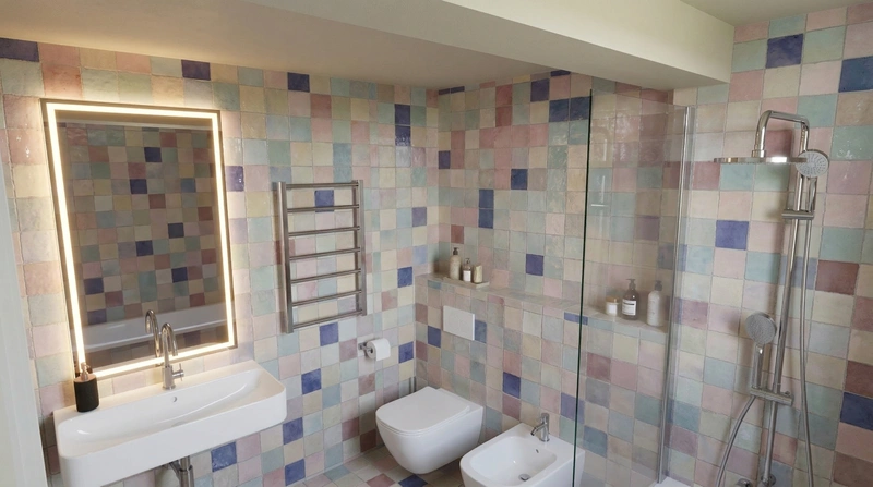 Дизайн ванной в стиле Без стиля — фото интерьера от нейросети RoomGPT