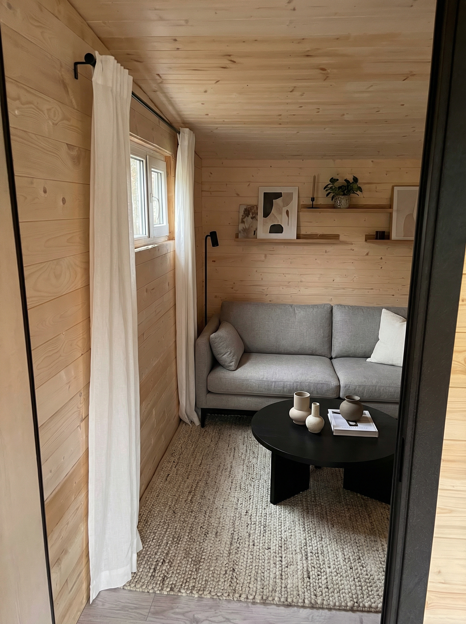 Дизайн гостиной в стиле Минимализм — фото интерьера от нейросети RoomGPT