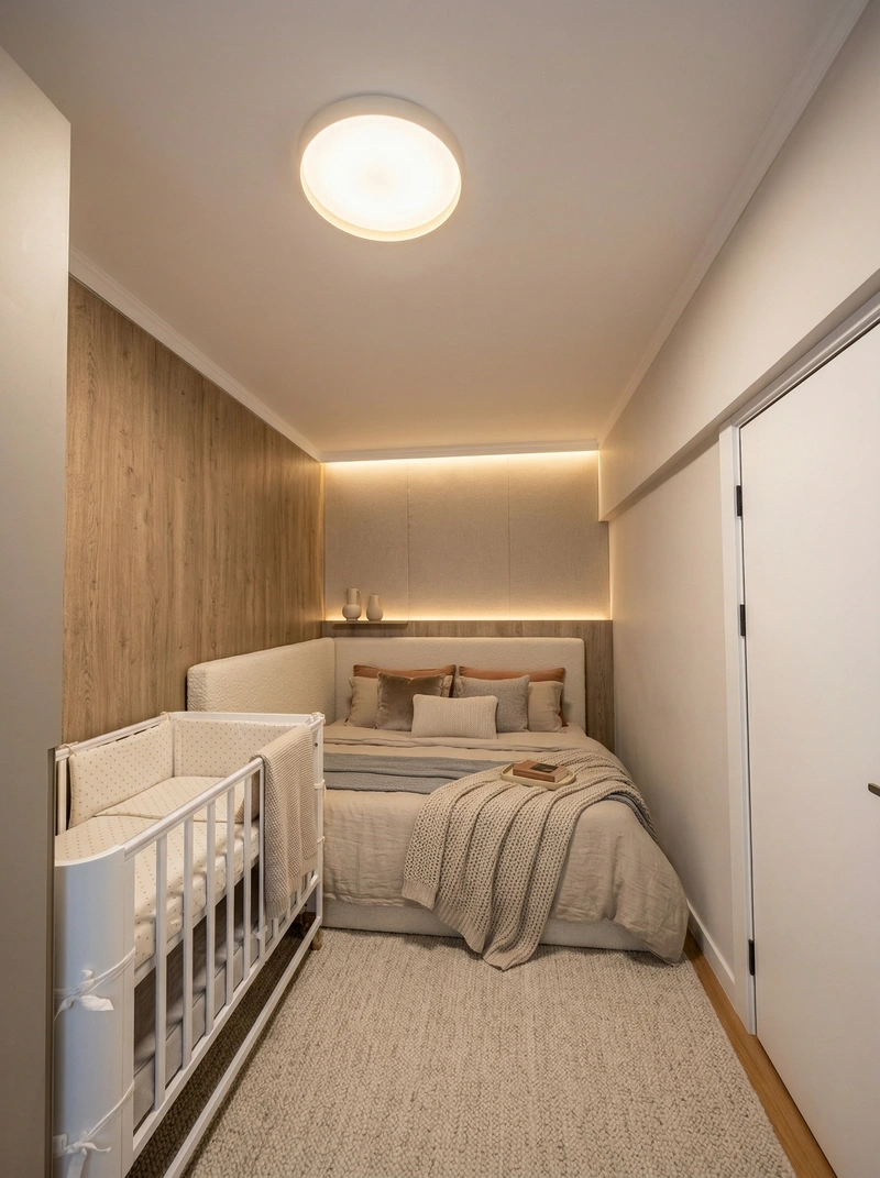 Дизайн спальни в стиле Минимализм — фото интерьера от нейросети RoomGPT