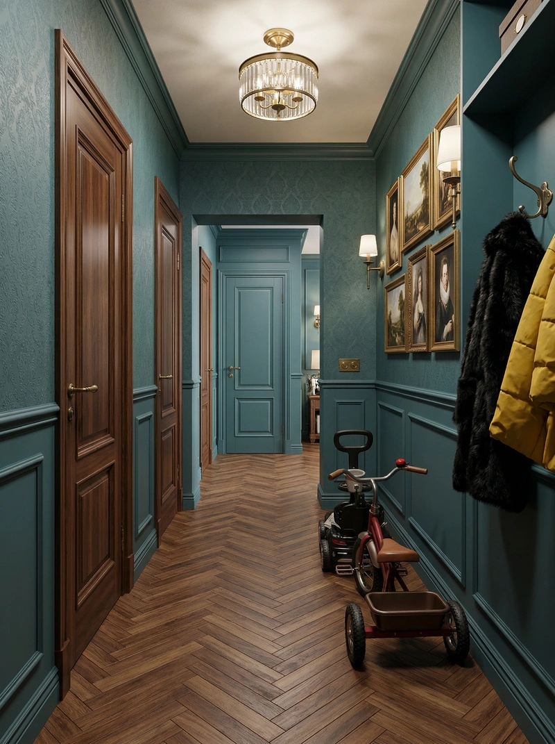 Дизайн интерьера в стиле Классика — Гостиная от нейросети RoomGPT