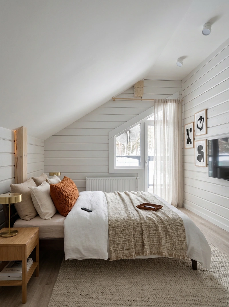 Дизайн интерьера в стиле Сканди — Гостиная от нейросети RoomGPT