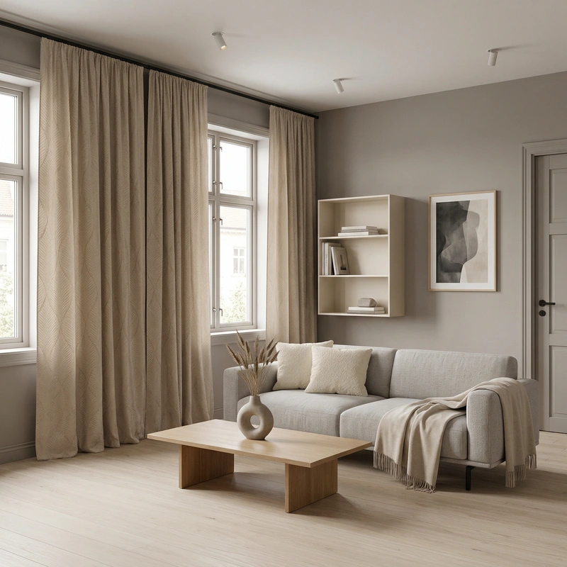 Дизайн интерьера в стиле Минимализм — Гостиная от нейросети RoomGPT