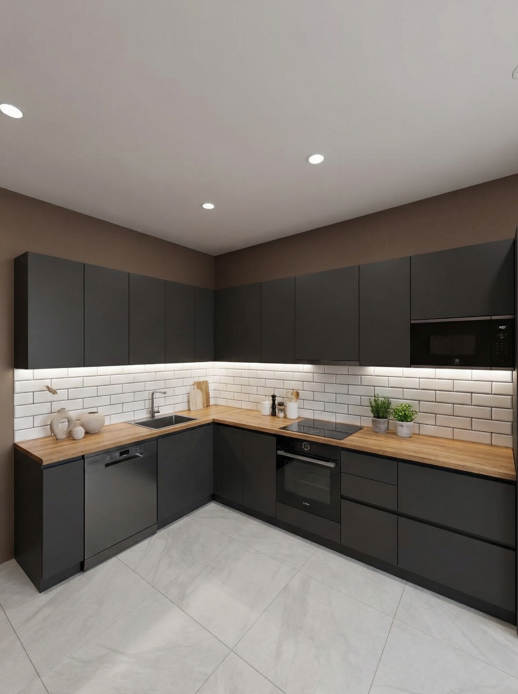 Дизайн кухни в стиле Минимализм — фото интерьера от нейросети RoomGPT