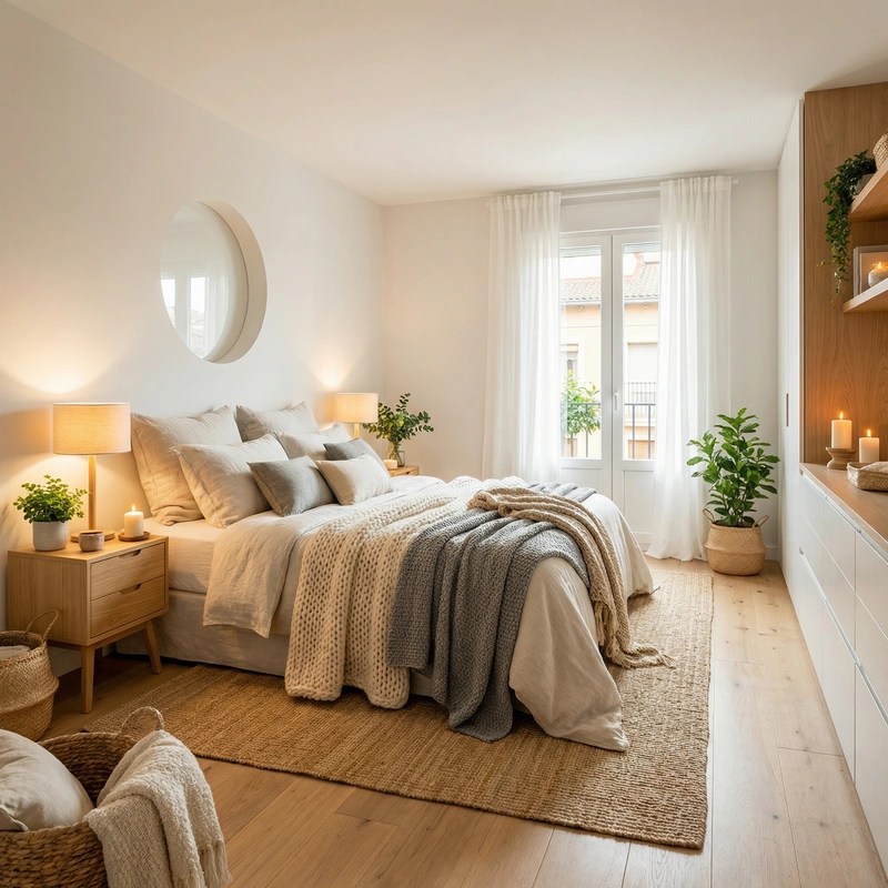 Дизайн интерьера в стиле Хюгге — Гостиная от нейросети RoomGPT