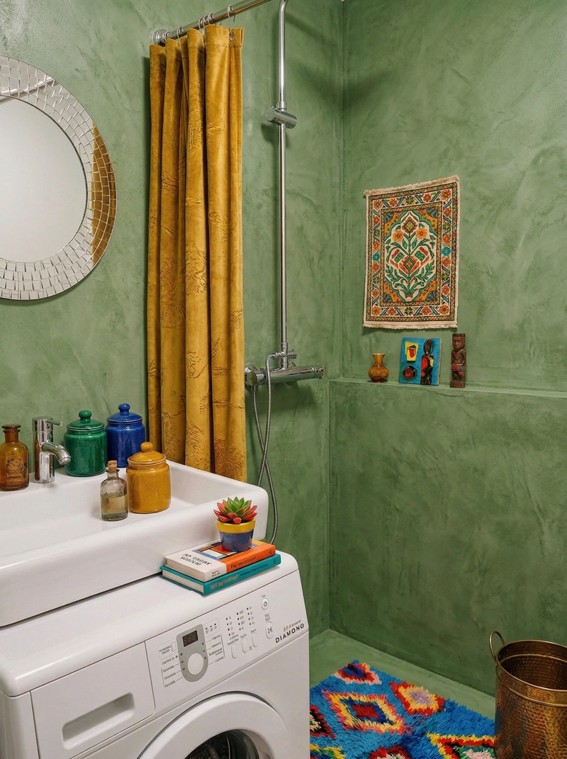 Дизайн ванной в стиле Без стиля — фото интерьера от нейросети RoomGPT