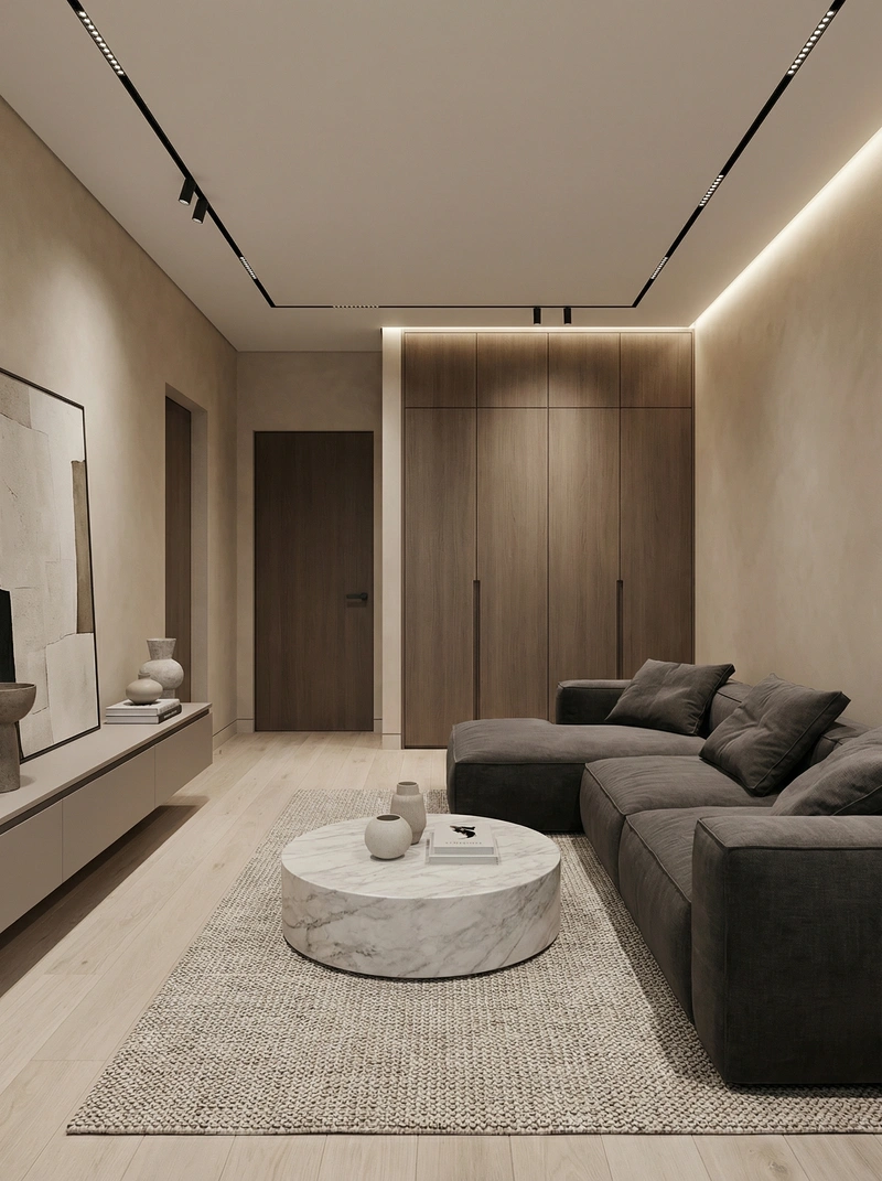 Дизайн спальни в стиле Минимализм — фото интерьера от нейросети RoomGPT