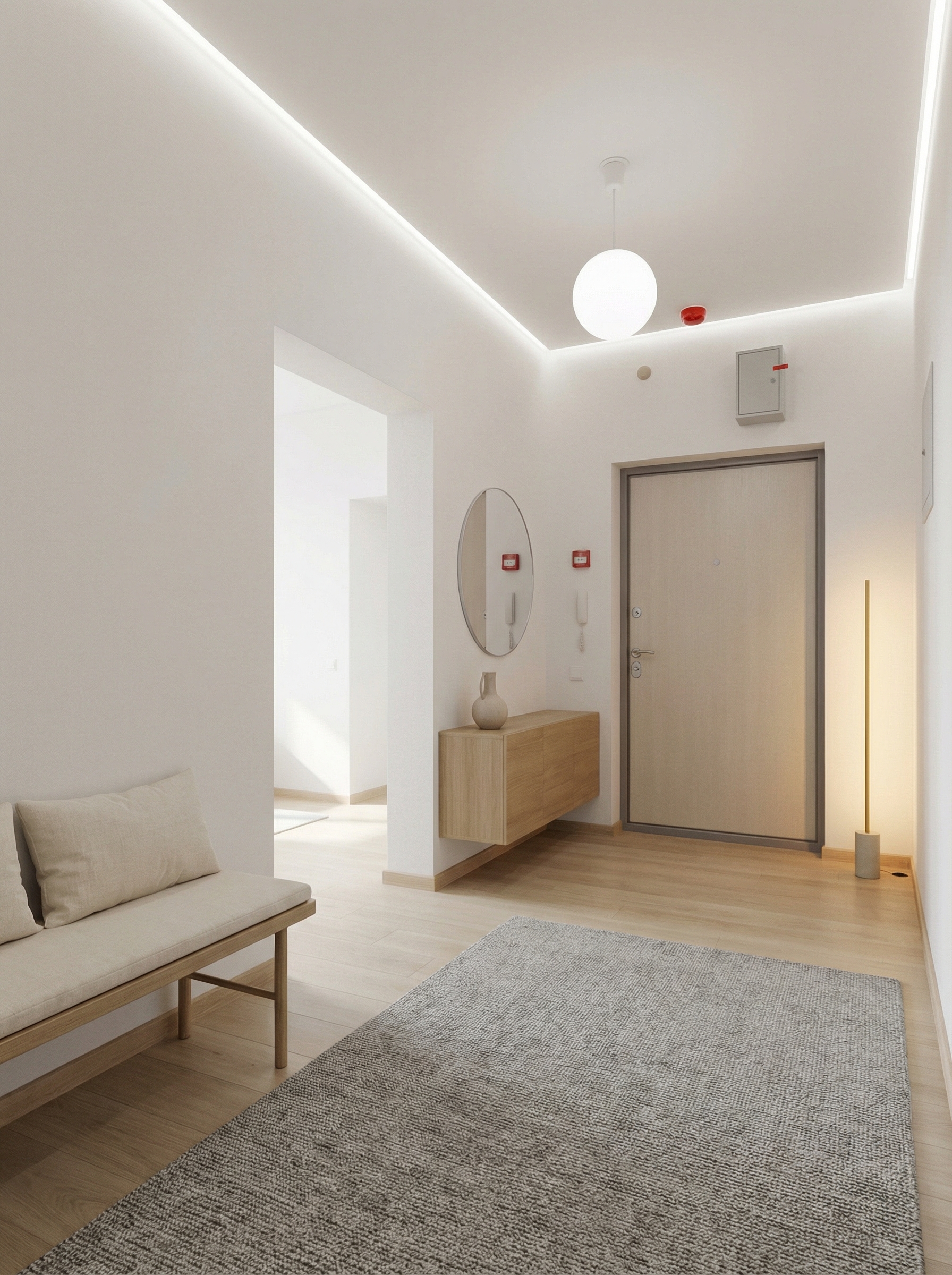 Дизайн гостиной в стиле Минимализм — фото интерьера от нейросети RoomGPT