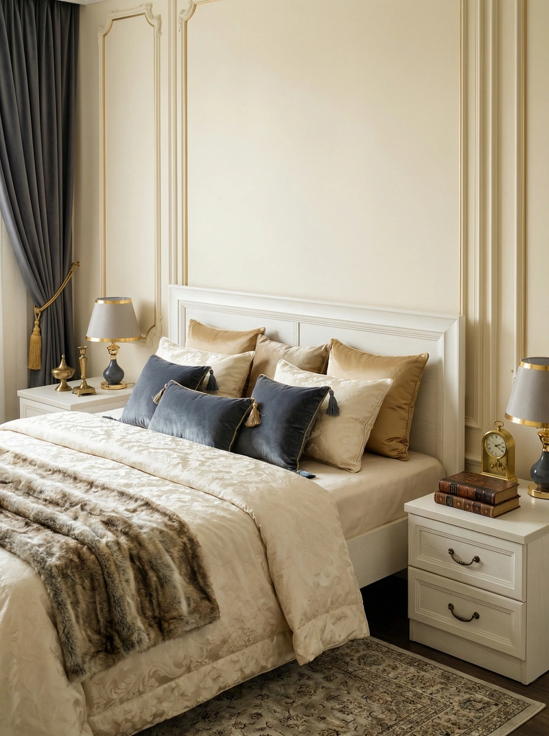 Дизайн интерьера в стиле Классика — Гостиная от нейросети RoomGPT