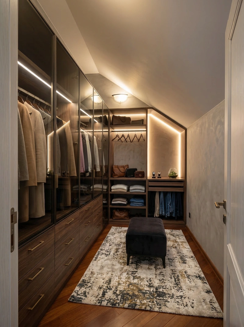 Дизайн спальни в стиле Контемпорари — фото интерьера от нейросети RoomGPT