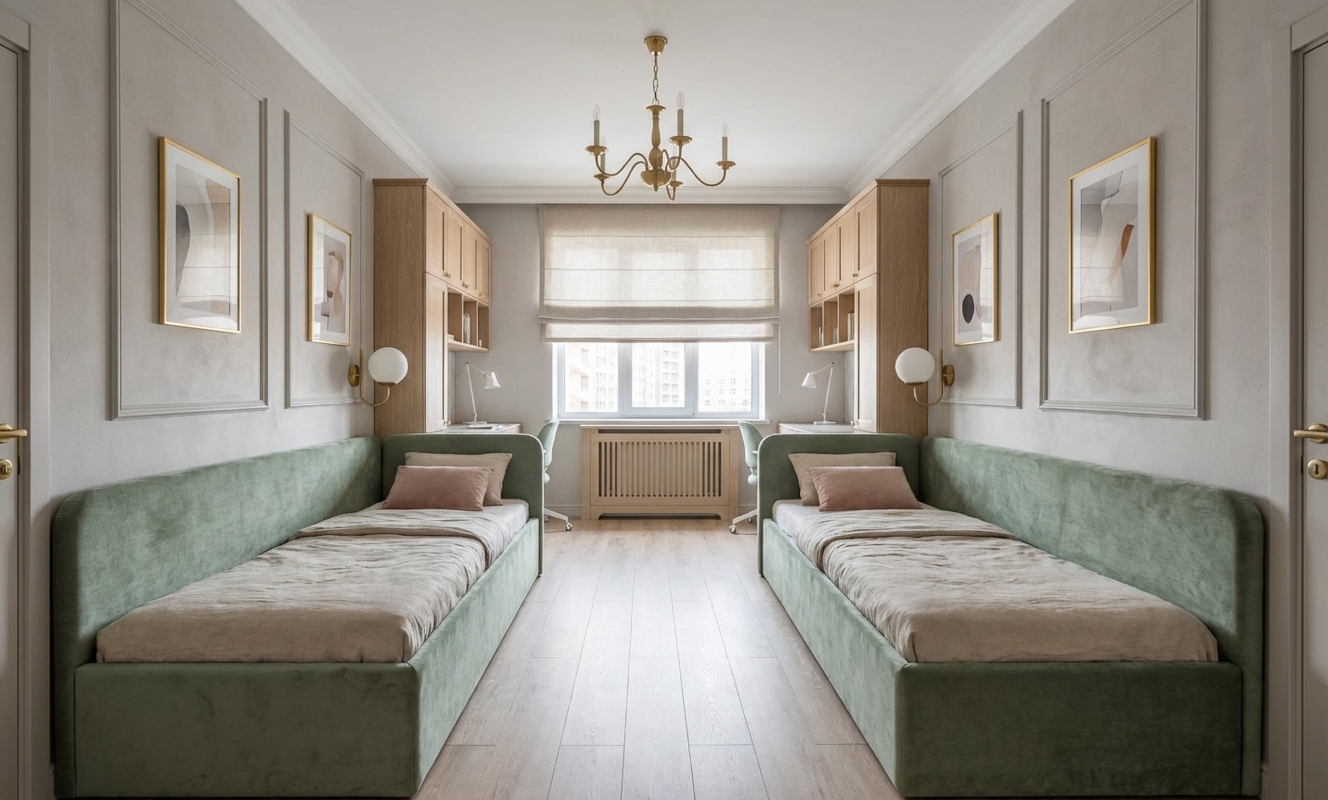 Дизайн детской в стиле Минимализм — фото интерьера от нейросети RoomGPT