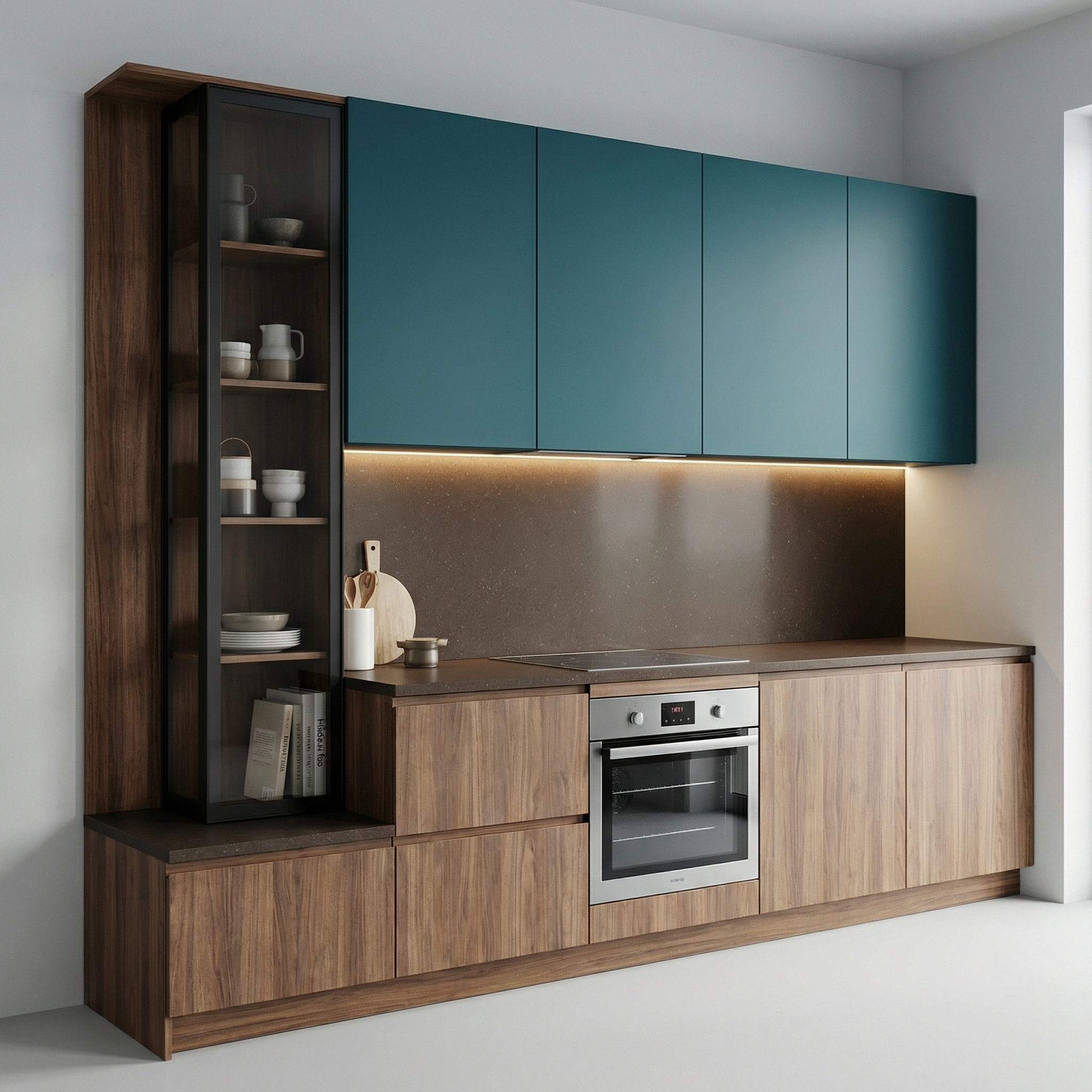 Дизайн кухни в стиле Минимализм — фото интерьера от нейросети RoomGPT