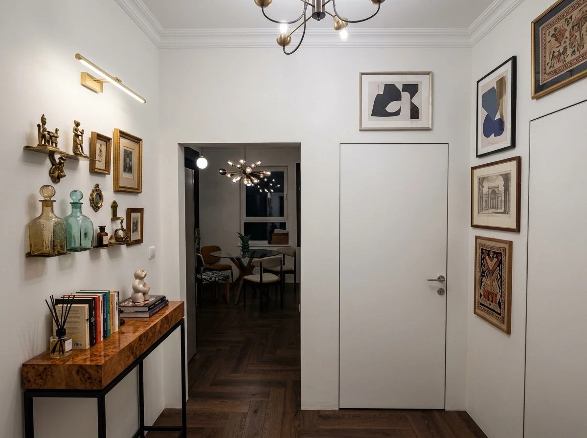 Дизайн прихожей в стиле Эклектика — фото интерьера от нейросети RoomGPT