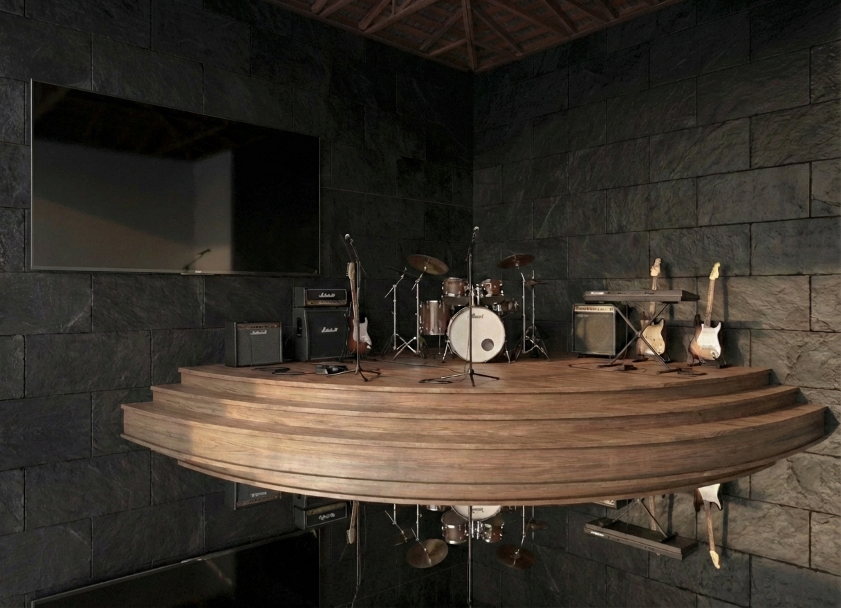 Дизайн гостиной в стиле Japandi — фото интерьера от нейросети RoomGPT