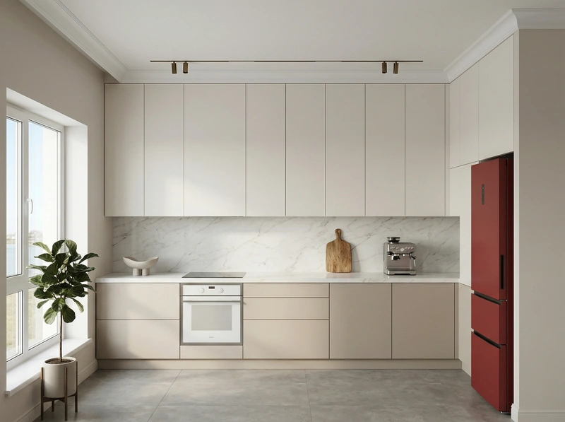 Дизайн кухни в стиле Минимализм — фото интерьера от нейросети RoomGPT