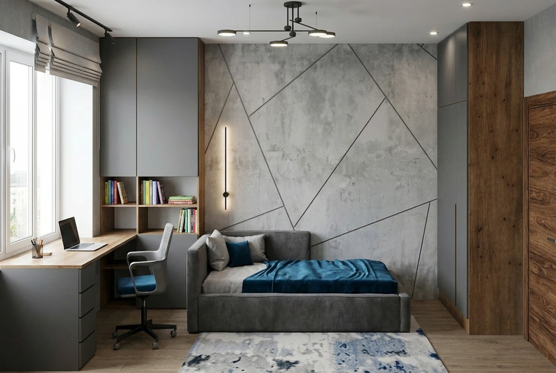 Дизайн детской в стиле Без стиля — фото интерьера от нейросети RoomGPT