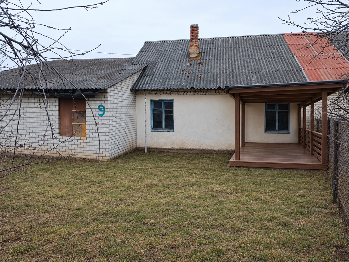 Дизайн фасада в стиле Блэктэк — фото от нейросети RoomGPT