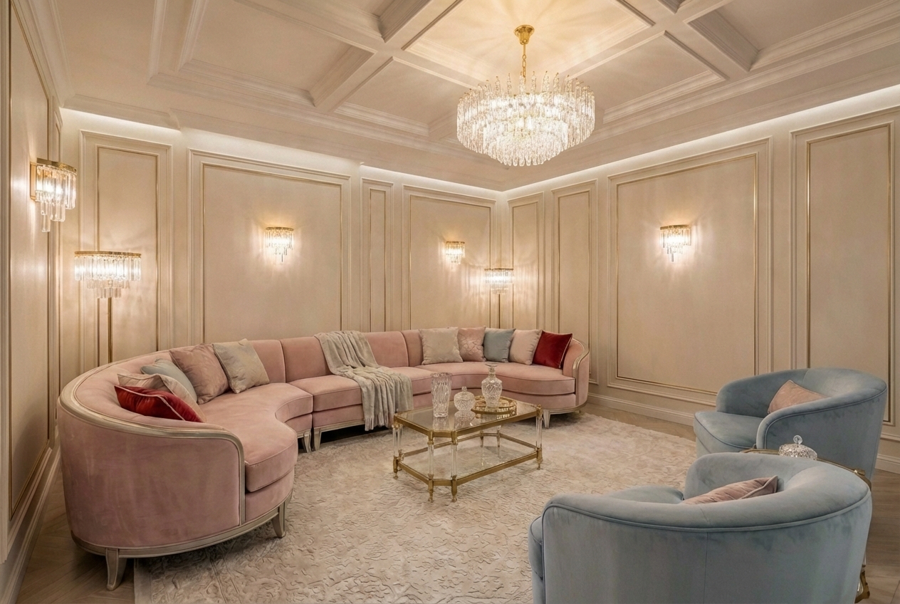 Дизайн гостиной в стиле Лофт — фото интерьера от нейросети RoomGPT