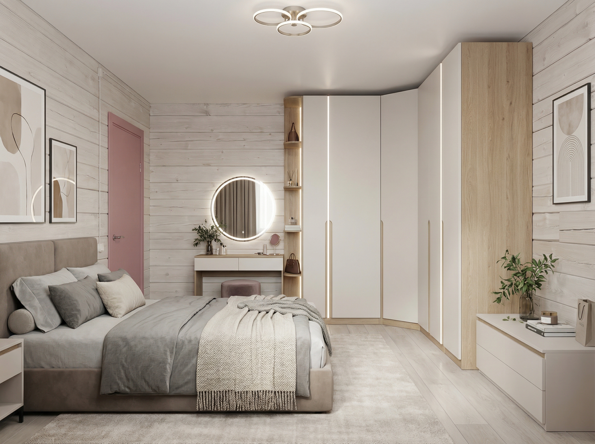 Дизайн спальни в стиле Минимализм — фото интерьера от нейросети RoomGPT