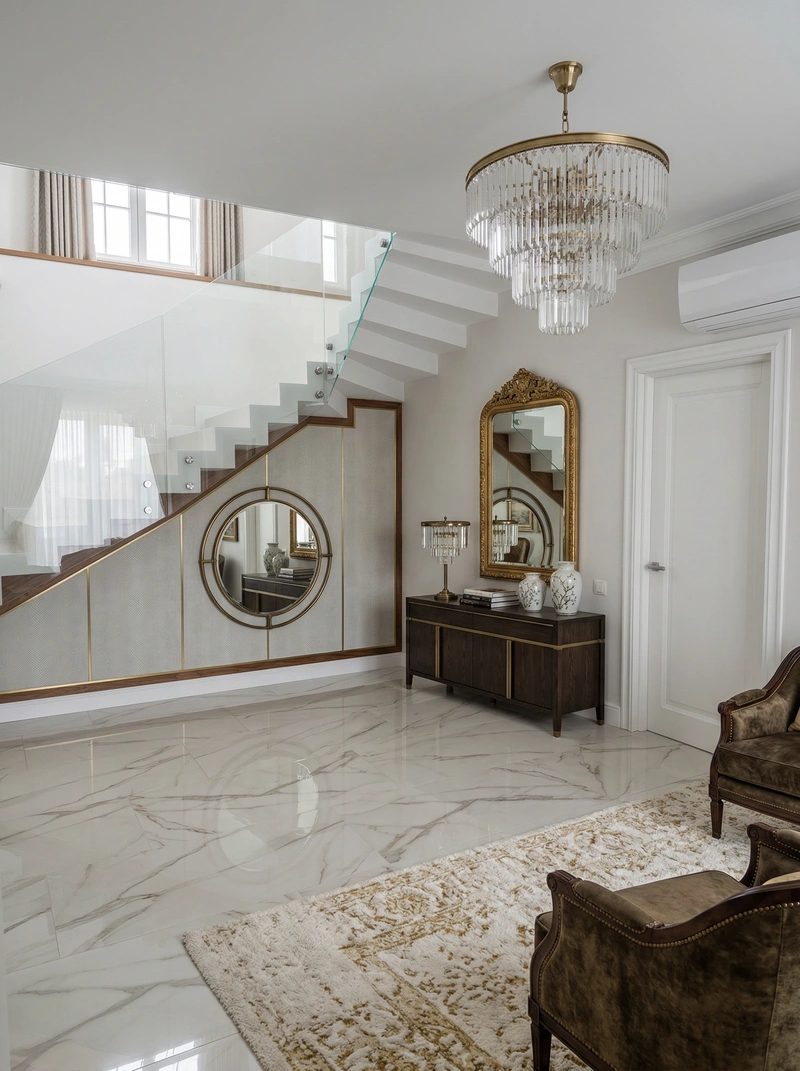 Дизайн интерьера в стиле Классика — Гостиная от нейросети RoomGPT