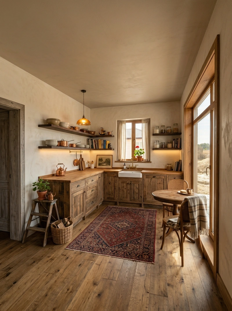 Дизайн кухни в стиле Без стиля — фото интерьера от нейросети RoomGPT