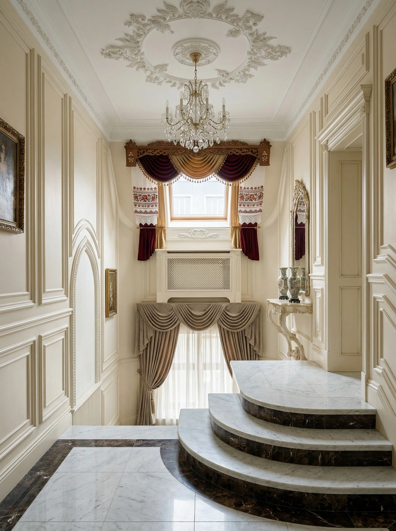 Дизайн интерьера в стиле Классика — Прихожая от нейросети RoomGPT