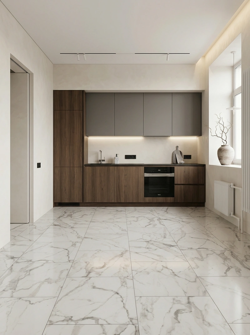 Дизайн кухни в стиле Минимализм — фото интерьера от нейросети RoomGPT