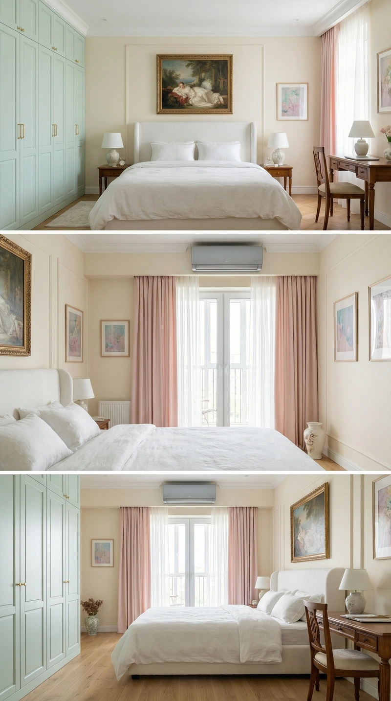 Дизайн интерьера в стиле Классика — Спальня от нейросети RoomGPT