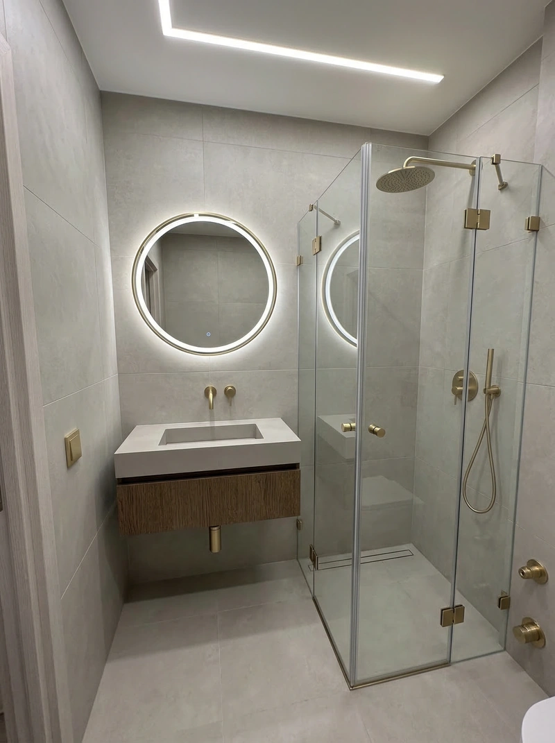 Дизайн интерьера в стиле Минимализм — Ванная от нейросети RoomGPT