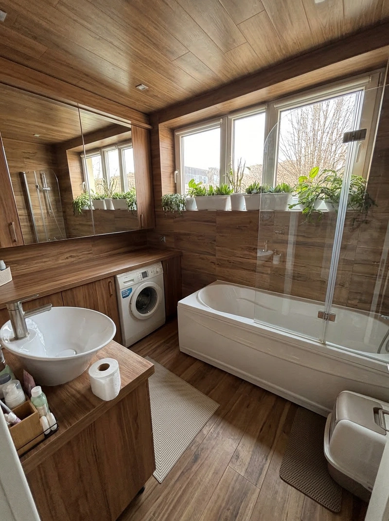 Дизайн ванной в стиле Без стиля — фото интерьера от нейросети RoomGPT