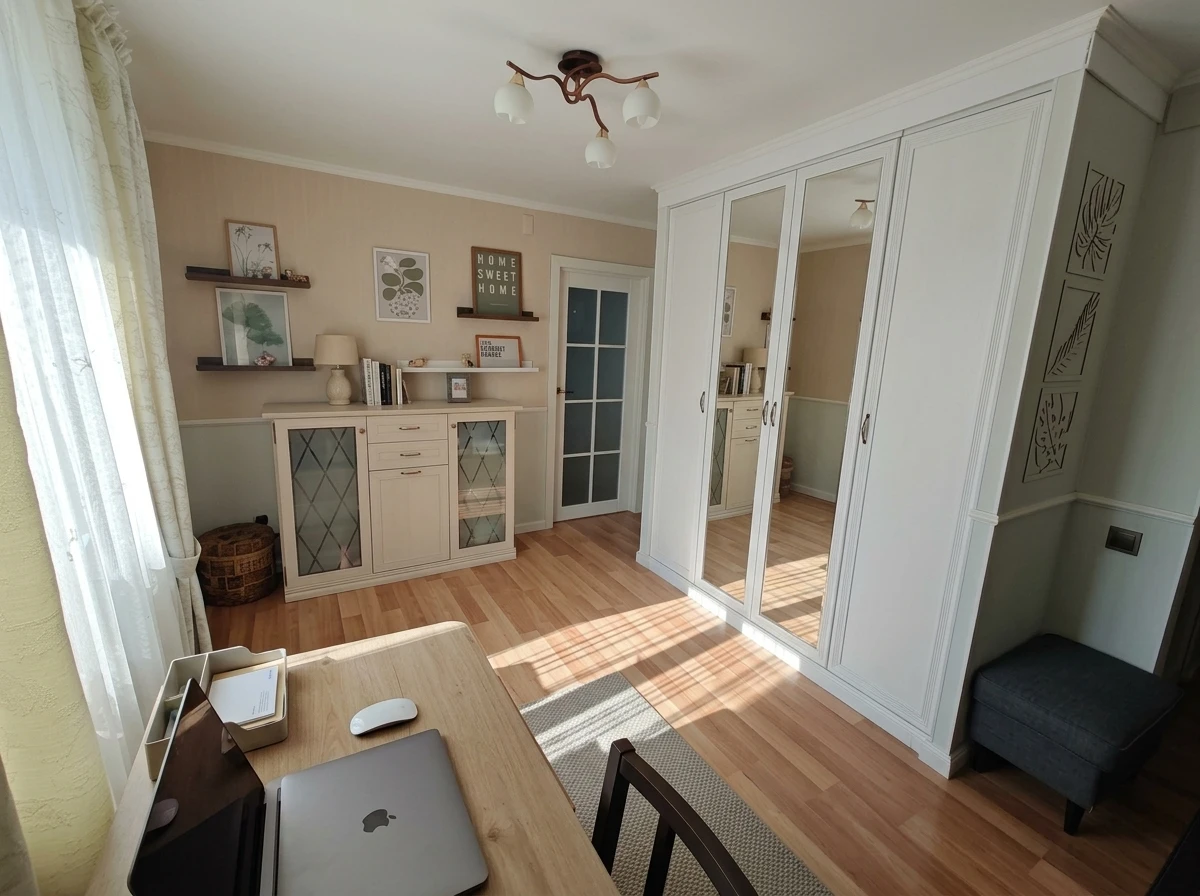 Дизайн кабинета в стиле Минимализм — фото интерьера от нейросети RoomGPT
