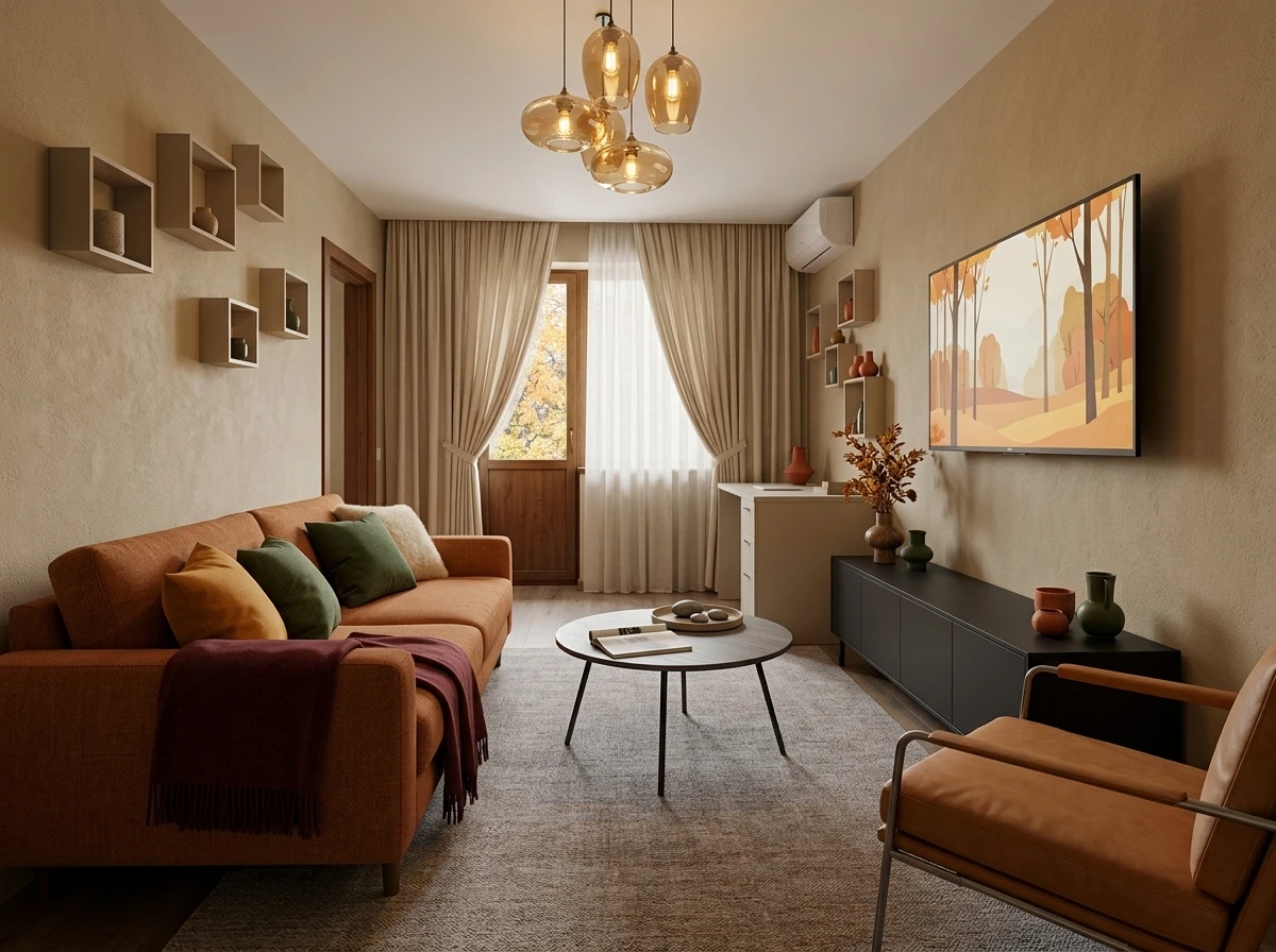 Дизайн гостиной в стиле Минимализм — фото интерьера от нейросети RoomGPT