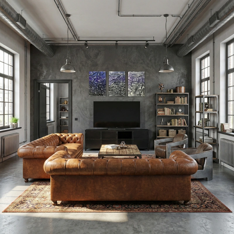 Дизайн интерьера в стиле Классика — Гостиная от нейросети RoomGPT