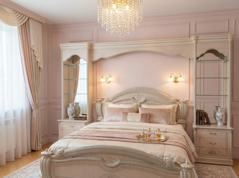 Дизайн интерьера в стиле Классика — Спальня от нейросети RoomGPT