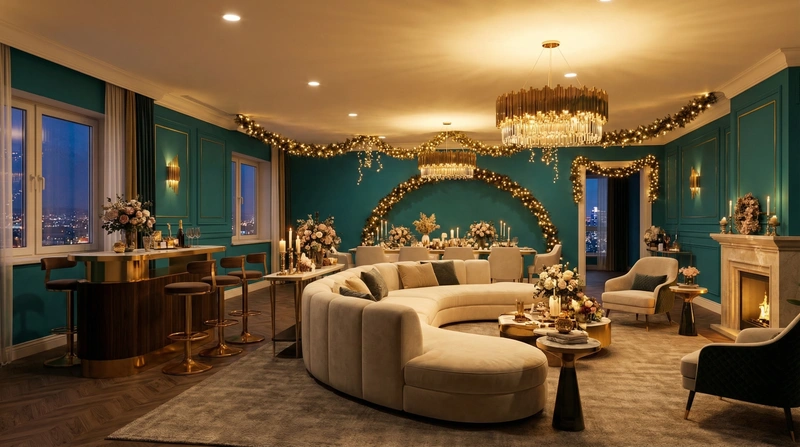 Дизайн интерьера в стиле Классика — Гостиная от нейросети RoomGPT