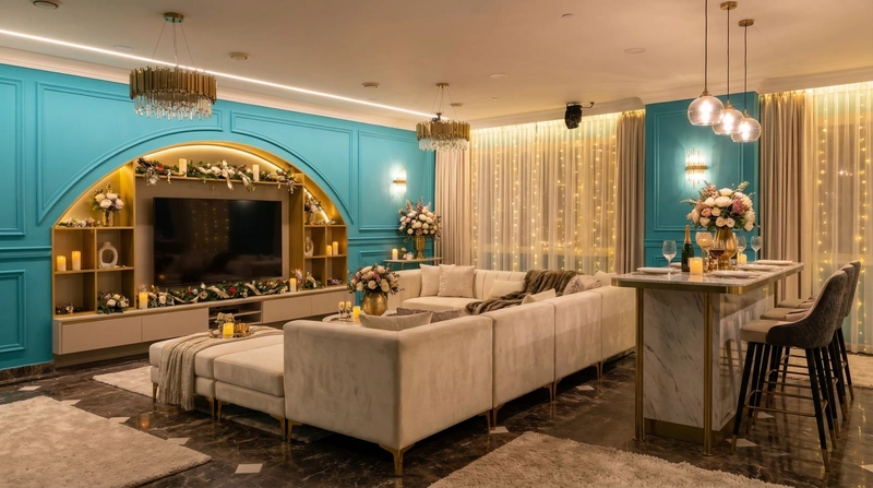 Дизайн интерьера в стиле Лофт — Гостиная от нейросети RoomGPT