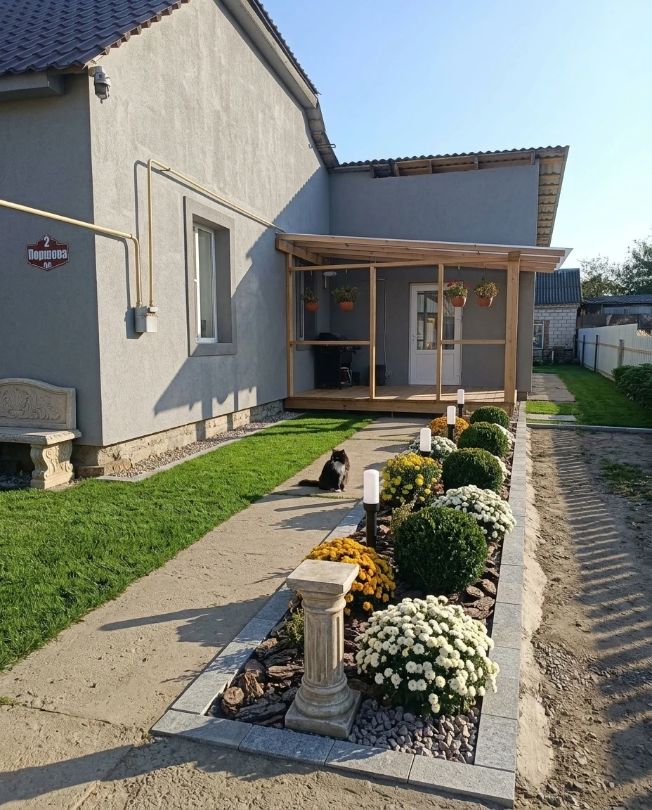 Ландшафтный дизайн в стиле Классика — Участок от нейросети RoomGPT