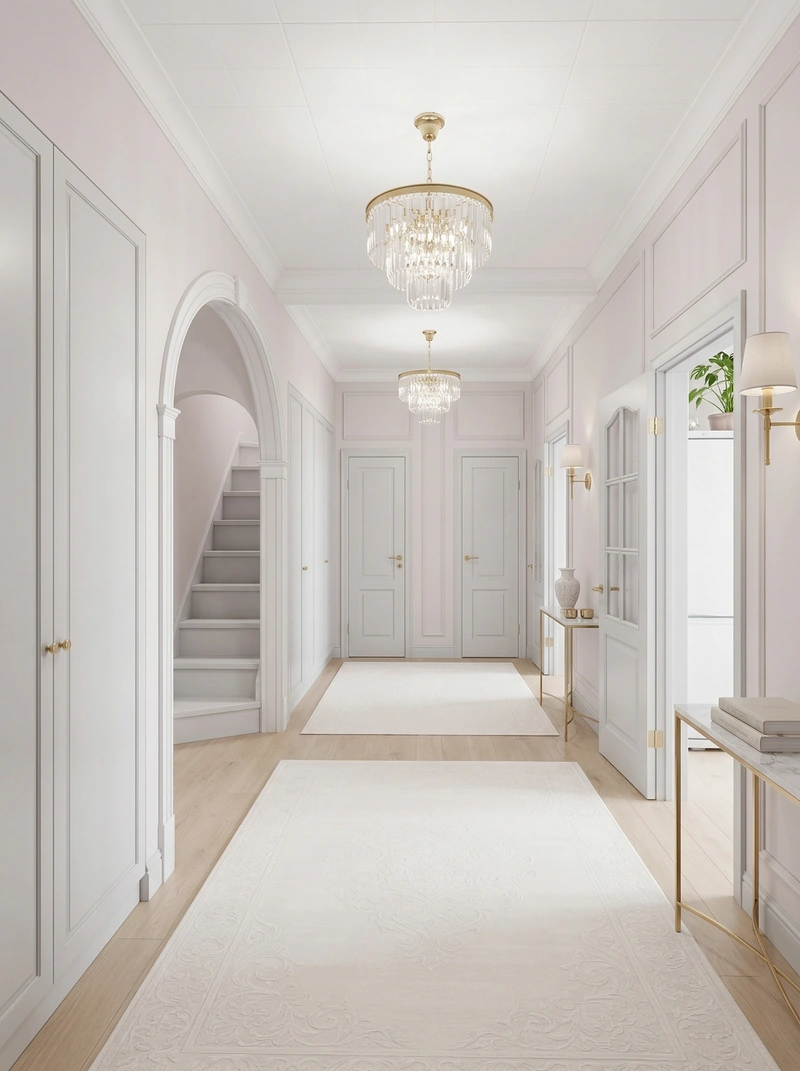 Дизайн интерьера в стиле Неоклассика — Прихожая от нейросети RoomGPT